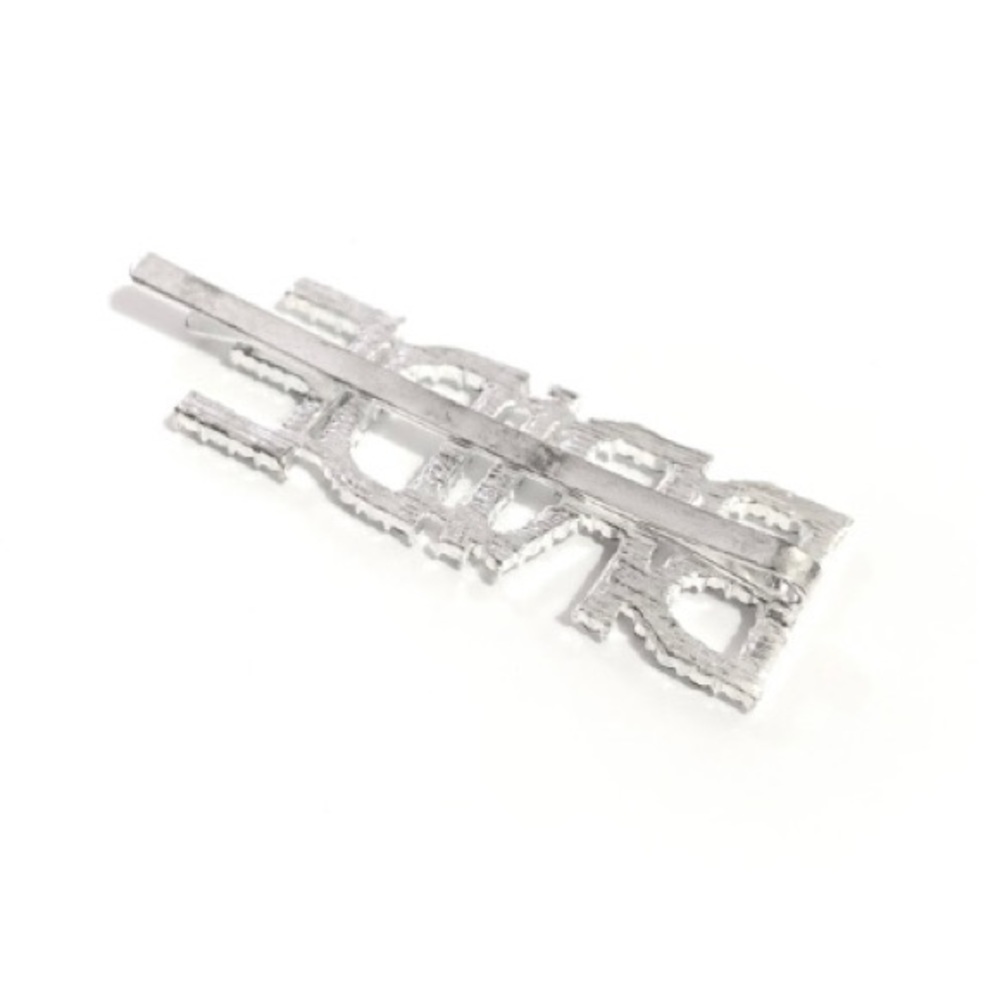 BRIDE Rhinestone Bobby Pin Barrette Hair Accessory - Picture 2 of 6